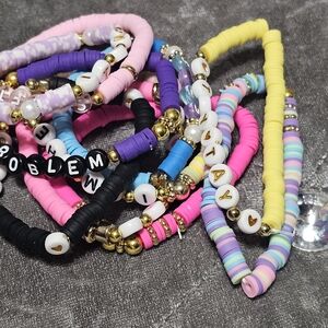Colorful Kids Beaded Bracelet Collection